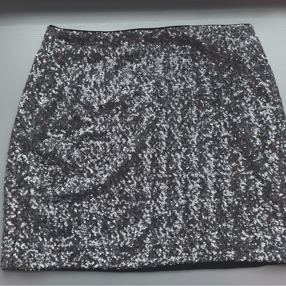 Mini silver sequin skirt by & Other Stories.